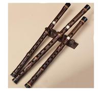 Flauta de Bambú Flauta De Bambú Púrpura Flauta Horizontal De Dos Secciones Flauta Plana Corta Mayor Sol Mayor La Mayor Si Bemol(A major)