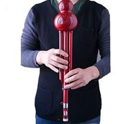 flauta de bambú, Flauta Hulusi con llave en D que imita la veta de madera, flauta resina ABS, for principiantes, instrumento musical popular profesional