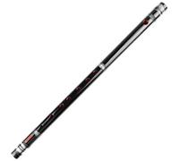 Flauta de bambú hecha a mano instrumento de viento de madera 2 estilos disponibles Principiantes Flauta Bambú(Black 7 Hong)