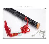 Flauta de Bambú Instrumento De Flauta De Bambú Púrpura Con Un Solo Inserto Flauta Transversal Tecla C Tecla D Tecla E Tecla F Tecla G(F key)