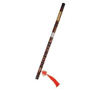 Flauta de Bambú Marrón para Principiantes, 1 Juego D Tono | Estudiantes y Niños, Sonido Brillante, Fácil de Tocar, Mejora Motricidad y Oído Musical