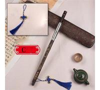 Flauta De Bambú Para Principiantes Flauta De Bambú Tallada Patrón De Dragón G/F/C/bB Tono Clave Instrumento Musical Flauta De Bambú Amante De La Música(C)