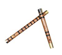 Flauta De Bambú Para Principiantes Flauta Junior De Latón De Doble Inserción Dos Versos De Flauta De Bambú(G Key)