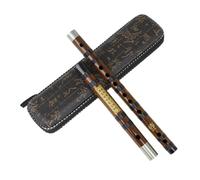 Flauta de Bambú para Tono E Principiantes, Estudiantes | Instrumento Tradicional Chino, Sonido Brillante, Fácil de Tocar, Mejora Oído y Motricidad, Caja