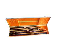 Flauta De Bambú Profesional 5 Unids/set Flauta De Bambú Instrumento Musical Profesional De Viento De Madera Flauta De Bambú C/D/E/F/G Con Caja De Aleación De Aluminio
