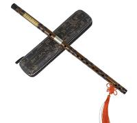 Flauta De Bambú Profesional Bambú Amargo Secado Al Aire Flauta De Bambú De Calidad Profesional Instrumentos Musicales Tradicionales Para Amantes De La Música Transversal(D)