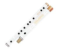 Flauta De Bambú Profesional Flauta De Bambú Instrumentos Musicales Tradicionales Para Principiantes 6 Agujeros Para Los Dedos Flauta De Bambú Con Llave Blanca C/D/E/F/G(E)