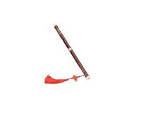 Flauta de bambú profesional Flauta Instrumento Estudiante Flauta Profesional De Bambú Flauta Horizontal Marrón Vino Rojo Línea De Un Solo Enchufe Flauta De Bambú De Latón (Color : C)