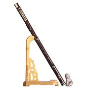 Flauta de bambú púrpura Bawu Flauta Instrumentos musicales transversales Flauta profesional (Color : G)