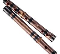 Flauta de bambú púrpura exquisita de grado profesional y rendimiento de instrumento de flauta llana Rendimiento Profesional Flauta De Bambú (Color : E)