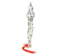 Flauta de calabaza anticaída profesional Hulusi hecha a mano china, flauta de cucurbitáceas con llave C para principiantes, flauta Hulusi para aficionados musicales