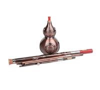 flauta de calabaza Antiguo Instrumento Hulusi De Bronce Para Que Lo Jueguen Principiantes Y Adultos.(C)