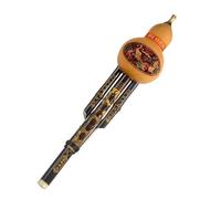 Flauta De Calabaza C BB Key Hulusi Flauta De Calabaza Rendimiento Profesional Para Adultos Principiantes Tradición Tocando Instrumentos(BB key)