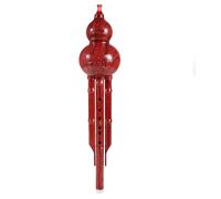 Flauta De Calabaza Caja De Instrumentos Rendimiento Profesional Hulusi Doble Tono Plano B A Prueba Caídas Para Principiantes Adultos(Imitation mahogany version in B-flat)