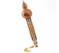 Flauta De Calabaza De Nueve Agujeros, Instrumento De Viento Nacional Chino, Flauta De Cucurbitáceas Hulusi Con Accesorios Hulusi Profesional (Color : BB key)