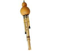 Flauta De Calabaza De Nueve Hoyos, Instrumento Para Tocar Flauta De Calabaza De Amplio Rango, De Doble Propósito, De Nueve A Siete Hoyos Hulusi Profesional (Color : F key)