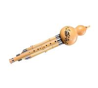 Flauta De Calabaza Desmontable De Nueve Agujeros Instrumento Musical Nacional Chino Flauta De Calabaza De Nivel Principiante Hulusi Profesional (Color : C key)