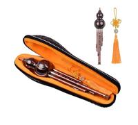 Flauta De Calabaza Durable 3 Tonos C Clave Hulusi Calabaza Cucurbitáceas Flauta De Aluminio Con Tubos Chapados En Cobre Instrumento