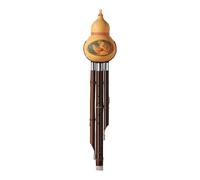 Flauta De Calabaza Flauta De Calabaza Material Natural Llave C B Plana Para Principiantes Y Profesionales Instrumento Siete Agujeros(D minor)