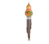 Flauta De Calabaza Guía para principiantes de autoestudio para adultos tres tonos C mayor B bemol para tocar el instrumento Hulusi siete(Minor D major)