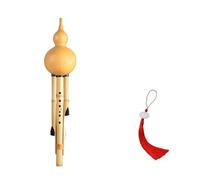 Flauta De Calabaza Hulusi Instrumento Para Adultos Apto Para Principiantes En Do Mayor Si Bemol Hecho A Mano(D minor)
