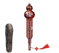 Flauta de calabaza Hulusi para principiantes, flauta de calabaza china, hecha a mano, tradicional china, herramienta educativa musical con sonido cálido y suave para entusiastas, niños, profe