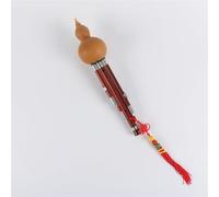 Flauta de calabaza Hulusi profesional Flauta Hulusi duradera de siete agujeros y tres notas for principiantes y estudiantes C Key/B Flat(C Key)