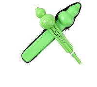 Flauta De Calabaza Instrumento De Flauta Hulusi CD Key Bb Resistente A Caídas Para Principiantes Amigable(Green in D minor)