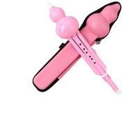 Flauta De Calabaza Instrumento De Flauta Hulusi CD Key Bb Resistente A Caídas Para Principiantes Amigable(Pink in D minor)
