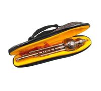 Flauta De Calabaza Instrumento De Rendimiento Profesional Hulusi 7 Agujeros Llave C Bb Duradera Adecuada Para Principiantes Y Adultos(Silver-plated C major)
