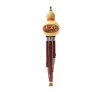 Flauta De Calabaza Instrumento Musical Tradicional Hulusi De Palisandro Tres Tonos Hecho A Mano En Do Mayor Y Si Bemol(C major)
