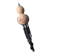 Flauta De Calabaza Instrumento para principiantes de Hulusi en clave de BC Flat DFG y es fácil de tocar con un tono preciso(C major)