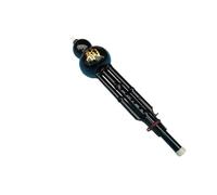 Flauta De Calabaza La Flauta De Calabaza Tradicional Es Fácil Tocar Duradera Y Adecuada Para Principiantes En Teclas C Bb(Black B-flat major)