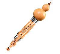 Flauta De Calabaza,Seda De Calabaza,Instrumento De Viento,Instrumento Musical Hulusi C Abajo B Cucurbitáceas Hulusi Instrumento De Interpretación Profesional Adecuado for Principiantes Y Interpretacio