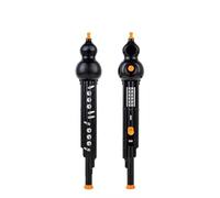 Flauta De Calabaza Tradición Adulto Principiante Hulusi Rendimiento Portátil Práctico Instrumentos De Viento Madera Profesionales(Black)