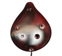 Flauta de cerámica de 6 agujeros para principiantes, instrumentos musicales, portátil, Xun