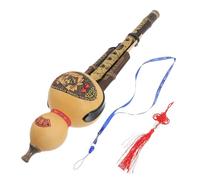 Flauta de cucurbitáceas china Hulusi de madera para principiantes, flauta de calabaza, instrumento de calabaza profesional, flauta Hulusi portátil Musical