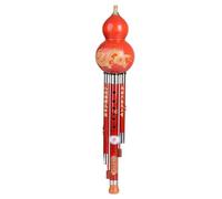 Flauta de cucurbitáceas con llave China Hulusi C, flauta de calabaza tradicional para principiantes, instrumento de calabaza para tocar profesionalmente Musical de calabaza