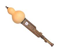 Flauta de cucurbitáceas con llave Hulusi C hecha a mano, calabaza Musical profesional para principiantes, amantes de la música, instrumento de calabaza