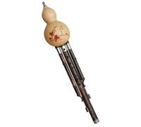 Flauta De Cucurbitáceas De Amplio Alcance, Doble Propósito, Nueve A Siete Orificios, Instrumento Musical De Calabaza Étnica Tradicional China Hulusi Profesional (Color : B flat)