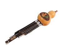 Flauta De Cucurbitáceas De Bambú, Instrumento Musical Tradicional Chino, Llave C/Bb, Hulusi Chino Hecho A Mano Hulusi Profesional (Color : 02, Size : BB key)