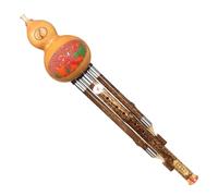 Flauta de cucurbitáceas de bambú profesional hulusi hecha a mano china, llave C, instrumentos étnicos, flauta de calabaza para principiantes, Musical de calabaza