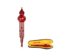 Flauta De Cucurbitáceas De Calabaza Hulusi China, Instrumento Musical De Viento Étnico, Flauta De Cucurbitáceas De Calabaza Hulusi Con Llave C