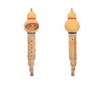 Flauta De Cucurbitáceas De Calabaza Hulusi Hecha A Mano China, Instrumento Musical Étnico, Llave BB Para Principiantes, Instrumentos Para Amantes De La Música (Color : 01)