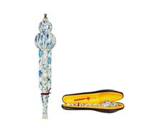 Flauta De Cucurbitáceas De Calabaza Hulusi, Instrumento Musical Étnico Hecho A Mano Chino, Llave De C Con Estuche Para Amantes De La Música Principiantes