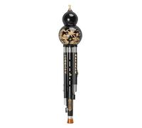 Flauta de cucurbitáceas de ébano Hulusi C plana B, flauta de calabaza profesional para principiantes, instrumento Musical hecho a mano