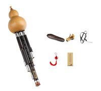 Flauta de cucurbitáceas for principiantes,Flauta Hulusi hecha a mano,Instrumento tradicional Hulusi Instrumento Hulusi Tecla C