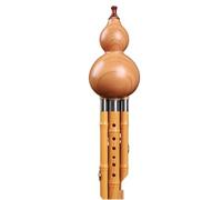 Flauta de cucurbitáceas for principiantes, Flauta Hulusi hecha a mano, Instrumento tradicional Hulusi Hulusi Baquelita amarilla Hulusi C-key Principiante Plástico