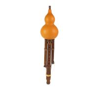 Flauta de cucurbitáceas for principiantes, flauta Hulusi hecha a mano, instrumento tradicional Hulusi Hulusi refinado de Old Purple Zhu Natural Purple Zhu Hulusi en