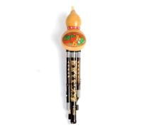 Flauta de cucurbitáceas hecha a mano Hulusi china para adultos principiantes y amantes de la música flauta de calabaza instrumento profesional de calabaza